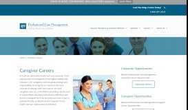 
							         Caregiver Careers - Professional Case Management								  
							    