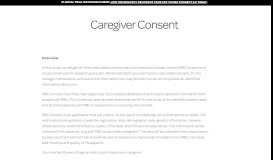 
							         Caregiver Consent – MBC Connect								  
							    