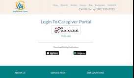 
							         CareGiver Portal Login - Home Health Care Agency								  
							    