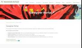 
							         Caregiver Portal – Newlands Primary School								  
							    