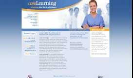 
							         careLearning - training and education for healthcare professionals								  
							    