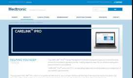 
							         Carelink ™ iPro - Medtronic Diabetes HCP								  
							    