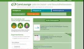 
							         CareLounge-Portal für Pflegeberufe/Pflegethemen ...								  
							    