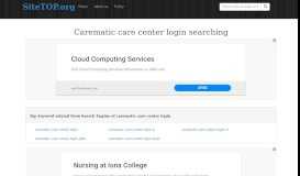 
							         carematic care center login | Carematic® - Softwa - SiteTOP.org								  
							    