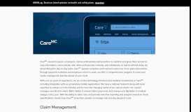 
							         CareMC: Automated, Smart Claims Management Program | CorVel								  
							    