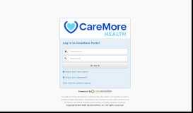 
							         CareMore Portal								  
							    