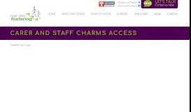 
							         Carer and Staff CHARMS Access - Next Step Fostering ...								  
							    