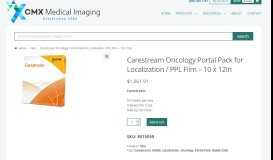 
							         Carestream Portal Pack: Localization Imaging - 10 x 12in								  
							    