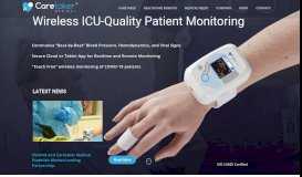 
							         Caretaker Medical: Wireless Vital Sign Monitoring								  
							    