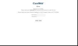 
							         CareWeb								  
							    