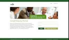 
							         Cargill Equity Portal								  
							    