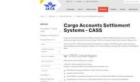 
							         Cargo Accounts Settlement Systems - IATA								  
							    
