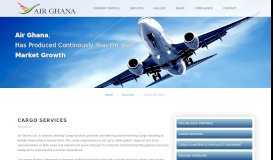 
							         Cargo Services - Air Ghana								  
							    