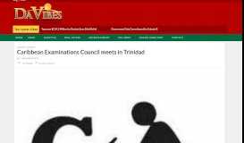 
							         Caribbean Examinations Council meets in Trinidad | Dominica Vibes ...								  
							    