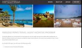 
							         Caribbean & Mexico Resorts | Paradise by Marriott | Travel Agents								  
							    