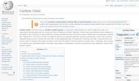 
							         Carilion Clinic - Wikipedia								  
							    