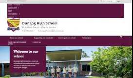 
							         Caring for students - Dungog High School								  
							    