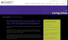 
							         Caring School Community | Center for the Collaborative Classroom								  
							    