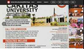 
							         Caritas University Amorji-Nike Enugu								  
							    