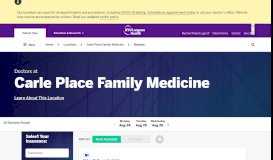 
							         Carle Place Family Medicine Doctors | NYU Langone Health								  
							    