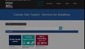 
							         Carlisle City Council								  
							    