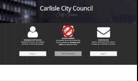 
							         Carlisle City Council Self Service								  
							    
