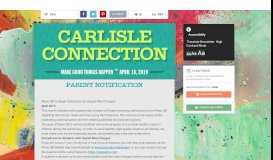 
							         Carlisle Connection | Smore Newsletters								  
							    