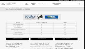 
							         CARMAX® VS LEXUS ROSWELL | Nalley Lexus Roswell								  
							    