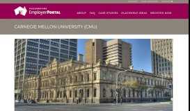 
							         Carnegie Mellon University - Employer Portal								  
							    