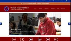 
							         Carnegie Vanguard High School / Homepage - Houston ISD								  
							    