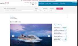 
							         Carnival Breeze - Carnival Cruises - Planet Cruise								  
							    