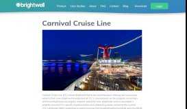 
							         Carnival Cruise Line - Brightwell Payments								  
							    