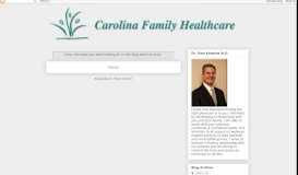 
							         Carolina Family Healthcare Patient Portal								  
							    