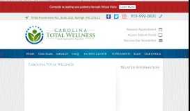 
							         Carolina Total Wellness - Carolina Total Wellness								  
							    