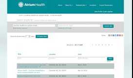 
							         Carolinas Healthcare System Vendor Portal - Atrium Health Jobs								  
							    