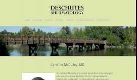 
							         Caroline McCulley - Deschutes Rheumatology								  
							    