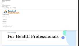 
							         Carondelet Health Network Medical Professionals Information								  
							    