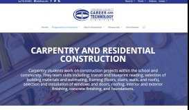 
							         Carpentry and Residential Construction | Lebanon County Career and ...								  
							    