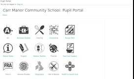 
							         Carr Manor Community School: Pupil Portal								  
							    