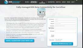 
							         Carrefour EDI & API Full-Service Integration | B2BGateway								  
							    
