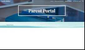 
							         Carrie Heber - Parent Portal - Google Sites								  
							    