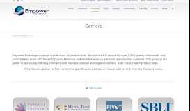 
							         Carriers | Empower Brokerage								  
							    