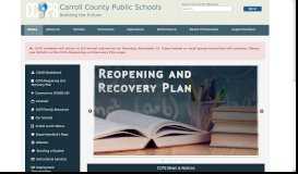 
							         Carroll County Public Schools: Home								  
							    