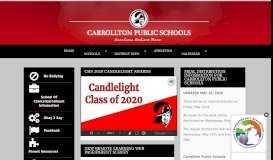 
							         Carrollton Public Schools								  
							    
