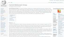 
							         Carrols Restaurant Group - Wikipedia								  
							    