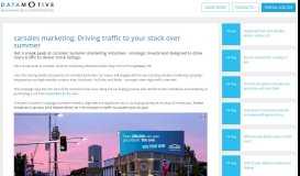 
							         carsales marketing: Driving traffic to your stock ... - DataMotive Portal								  
							    
