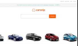 
							         Carsnip.com: Officially The UK's Biggest Car Search Engine								  
							    