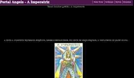 
							         Cartas de Tarot - A Imperatriz - Portal Angels								  
							    