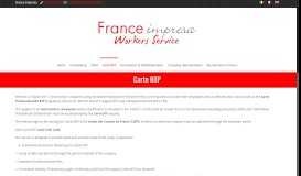 
							         Carte BTP - France Impresa Workers Service								  
							    