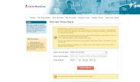 
							         Carter BloodCare - Donor Portal								  
							    